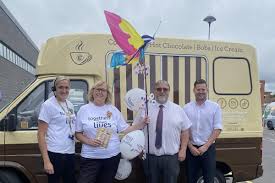 Giant butterfly lands in Littlehampton