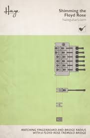 Setting Saddle Radius On The Floyd Rose Haze Guitars