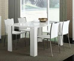 italian white high gloss extendable