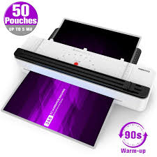 A3 Laminator Machine Rapid 1 5 Minute Warm Up Thermal Laminating Machine With Trimmer For Home Office School Use With 50 Pouches And Corner Support 3mil 5 Mil Thermal Warmup Laminated Machine