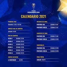 The tabs on top of page let. El Calendario De La Copa Sudamericana Que Tendra Fase De Grupos Desde Este 2021 Y Nuevo Formato T13