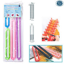 This type of knitting board can be used to construct flat and solid pieces as well. Classic Knit Rectangular Knitting Loom Set Las Tijeras Magicas