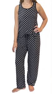 Black And White Polka Dot Pajamas Black And White Polka Dots Pajama Pants Set With Images Polka Dot Pajama Pants Pajama Pants Sleepwear Women