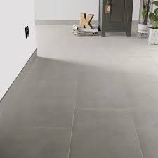 Carrelage Sol Et Mur Ciment Effet Beton Urban L 30 X L 60 Cm Leroy Merlin House Flooring Tile Floor Living Room House