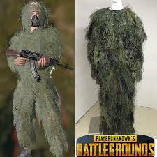 Though there are many commercial ghillie suit suppliers, many hunters prefer to make their own because of the lower cost and customization possibilities. Bag Halloween Game Costume Playerunknown Battlegrounds Pubg Ghillie Suit Cosplay Costume Camouflage Clothing Costume Props Aliexpress
