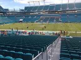 Hard Rock Stadium Section 116 Row 35 Seat 24 Miami