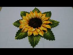 Caminho De Mesa De Crochê Girassol Passo A Passo 49 Flor Girassol Em Croche Com Maria Jose Youtube Em 2020 Girassol De Croche Flor Girassol Fazer Flor De Croche