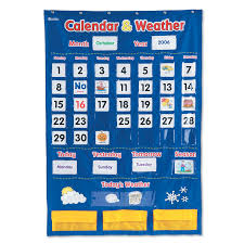 Calendar And Weather Pocket Chart Beckers School Supplies