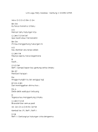 Lirik lagu official 15 july 2020. Lirik Lagu Melly Goeslaw Gantung Chord Gitar