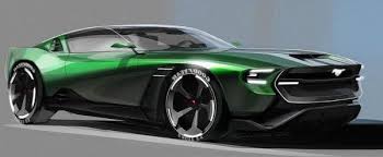 Modern 1967 Ford Mustang Shelby Gt500 Rendering Ford Mustang Shelby Gt500 Mustang Shelby Ford Mustang Shelby