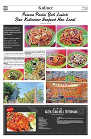 Rekomendasi tempat kuliner batang ini membuat kabupaten batang semakin menarik untuk namun jika anda tidak menyukai seafood, ayam goreng mayangsari bisa menjadi alternatif ketika. Wasapada Minggu 9 Sepetember 2018 By Harian Waspada Issuu