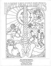Chiropractic Care Colouring Pages Chiropractic Color Colouring Pages