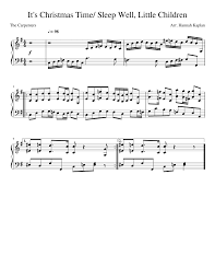 We carry a full range of new and used pianos, band and orchestral instruments, guitars, sheet music, and more. It S Christmas Time Sleep Well Little Children The Carpenters Piano Solo Sheet Music For Piano Solo Musescore Com
