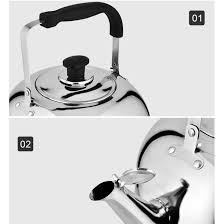 Kepentingan cerek elektrik ni malas la nak explain panjang2.korang mesti tau punya. Cerek Elektrik 5 L 7 5 L Tahan Karat Electric Stainless Steel Heating Whistling Tea Kettle Auto Cut Off Shopee Malaysia
