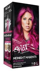 Plus, it has coral undertones that give this hue some warmth, making it a fun twist on a summer hair shade. Splat Midnight Kit Midnight Magenta Pink Semi Permanent Hair Dye