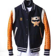 Pin By Oscar On Clothing Mcm Jacket Mens Jackets Varsity Jacket Men