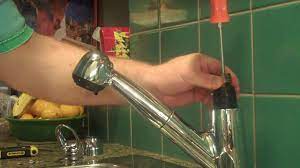 The wand integrates stream and spray. Moen Salora Kitchen Faucet Repair
