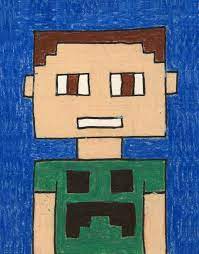 A great place to find pixel art template grids, minecraft building ideas lists and much more for pc, xbox 360 / one, ps3 / 4 and pocket edition! How To Draw A Minecraft Selfie Art Projects For Kids