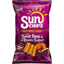 Sunchips 100 Whole Grain Sweet Potato With Brown Sugar Chips 7oz Potato Snacks Sweet Potato Snacks Snacks