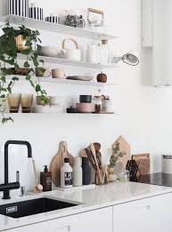 The small succulent lends a pop of warmth while helping to define the bathroom's nordic influence. 30 Best Interior Home Tour With Scandinavian Style Interior Design Kitchen Kitchen Interior Scandinavian Kitchen