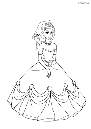 Princess coloring sheets for toddlers & little girls as well as princess coloring pages for teens. Princesses Coloring Pages Free Printable Princess Coloring Sheets