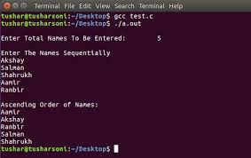 My_str = hello this is an example with cased letters# to take input from the user#my_str = input(enter a string: C Program To Sort Names In Alphabetical Order Codingalpha