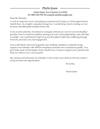 Amazing Wellness Caregiver Cover Letter Examples Templates From Our Writing Service