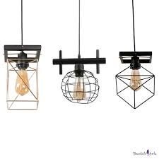 Check spelling or type a new query. Metal Globe Rectangle Square Pendant Light One Light Industrial Hanging Lamp In Black Finish For Bar Takeluckhome Com