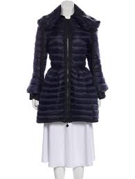 Moncler Couperin Down Coat Blue Coats Clothing Moc41041 The Realreal