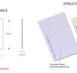 RFID CLAMSHELL 카드 125kHz 근접 RFID Clamshell ID 카드