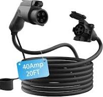 Amazon.com: BESENERGY EV Charger Extension Cable 40Amp 20ft ...