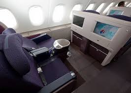 On Board Malaysia Airlines A380 Business Class Cabin On The Upper Deck Malaysia Airlines Business Class Airline Economy