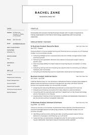 business analyst resume sample