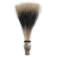 Hat Pin Gamsbart Brush With Edelweiss Strap Hat Pins German Hats German Wool Hat