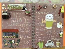 Marion S Smash Book Coffee Shops This Page Is Really Interesting Busy Without Being Too Crazy Smash Book Smash Journal Paper Crafts