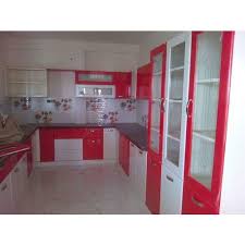Cabinets are vital to any outdoor or indoor kitchen. Plywood U Shape Red And White Stainless Steel Modular Kitchen Cabinets Rs 90000 Unit Id 22178676591