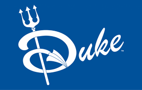 Duke Faces Texas Tech In The Garden Duke Blue Devils Logo Logo Basketball Duke Blue Devils