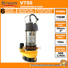 Cooler master's exclusive silencio fp fan technology enhances airflow, reduces vibration and provides the best thermal performance. Stream V750 Submersible Sewage Pump 750w 810mh 300l Min