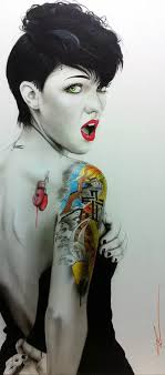 Ruby Rose Portraits Artworks & Paintings For Sale