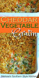 Cheddar Vegetable Gratin Veggie Casserole Recipes Mixed Veggie Recipes Mix Vegetable Recipe