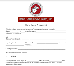 Howstuffworks.com contributors when entering into any business venture, it's always safest for both pa. Horse Lease Agreement In Doc And Pdf Car Insurance And Sample Contracts