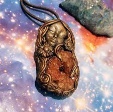 Oshun Goddess Necklace Oshun Goddess Goddess Necklace African Goddess