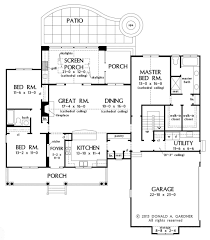 Wonderful Layout Houseplans Com I Would Modify The Wic Master Bath After Removing The Sta Country Style House Plans House Plans One Story New House Plans