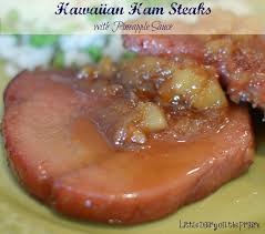 Hawaiian Ham Little Dairy On The Prairie Ham Steaks Ham Dishes Hawaiian Food