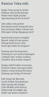 Pertanyaannya bisa berupa apa saja dan disampaikan dengan apalagi ada beberapa teka teki yang memang memiliki jawaban yang sulit. Perpustakaan Cawangan Papar Slot Aktiviti Ceria Aktiviti Teka Teki Berikan Jawapan Anda Di Bahagian Komen 1 2 3 4 5 6 Stayathome Readathome Covid19 Pnspapar Lina Dira Facebook