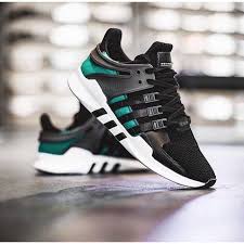 Adidas Eqt Black Green Shopee Malaysia Addidas Shoes Adidas Shoes Mens Adidas Eqt