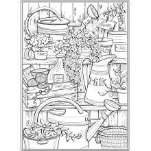 Free printable colouring pages for kids. Amazon Com Creative Haven Spring Scenes Coloring Book Creative Haven Coloring Books 9780486814124 Goodridge Teresa Books