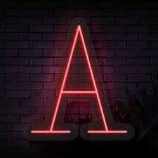 So you can use the aesthetic fonts generator for your social media profiles, posts, statuses, and captions. Personalized Initial Letter A Neon Sign Sketch Etch