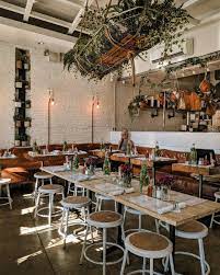 The Butcher S Daughter West Village 81 Hudson St New York Ny 10014 Cafe Interior Cozy Coffee Shop Wood Cafe