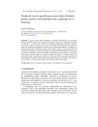 Cei doi fraţi ai lui se ocupă de t. Pdf Studiu De Caz In Specificarea Unui Index Formativ Pentru Analiza UtilizabilitÄÅ£ii Intr O AplicaÅ£ie De E Learning